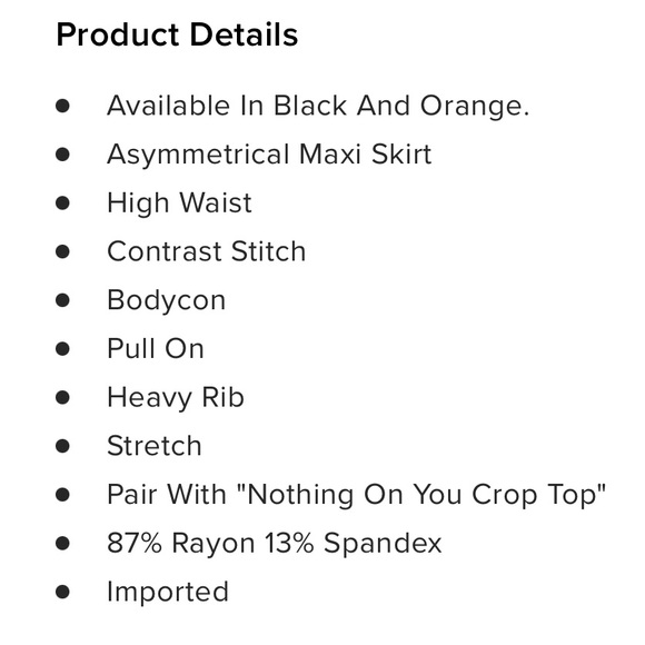 Asymmetrical Skirt - Picture 5 of 5